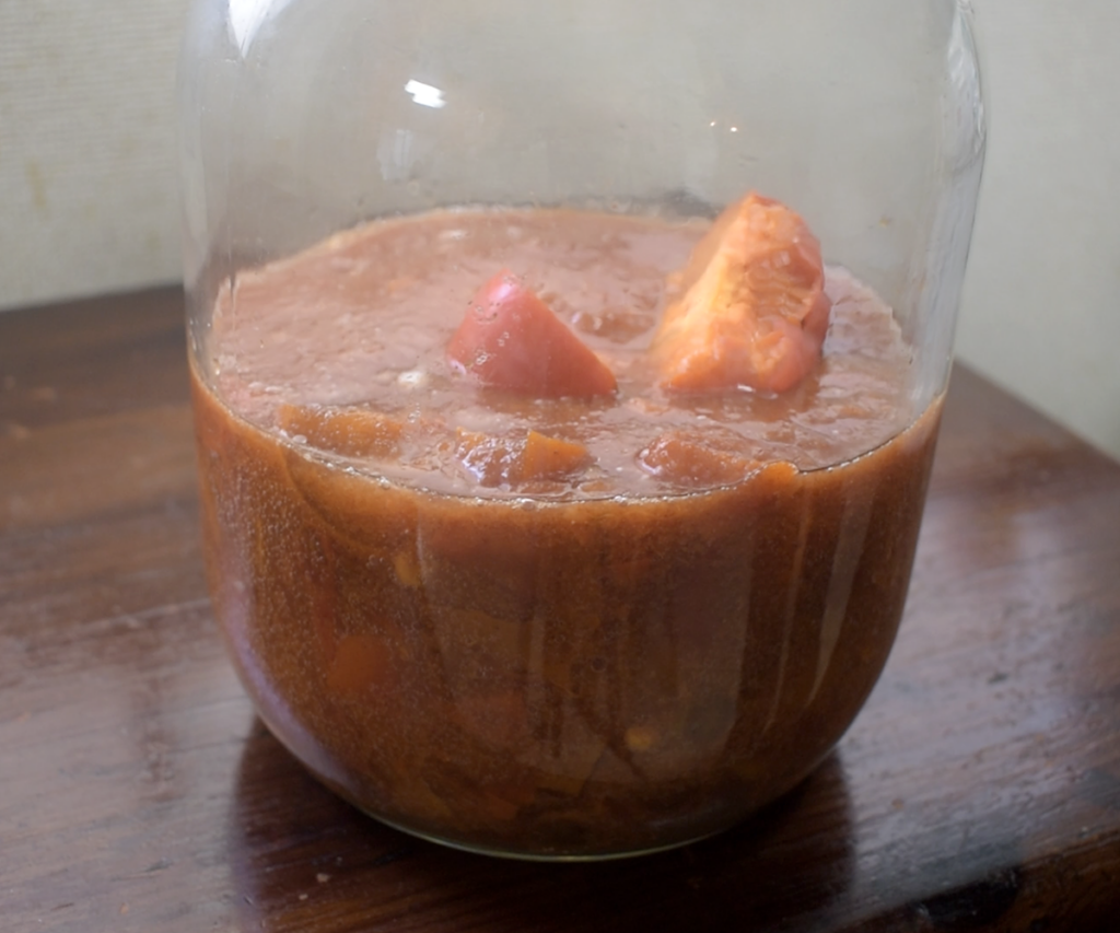 発酵させてる作業は楽しい。