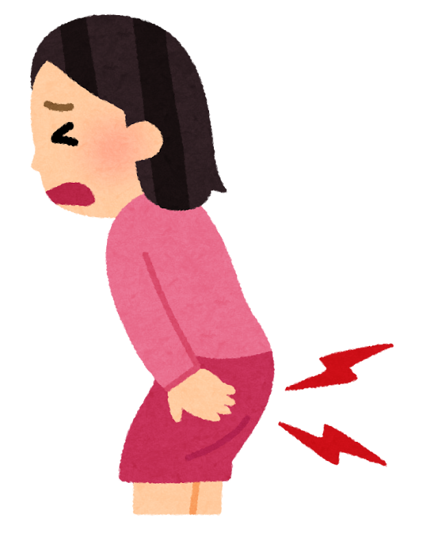 お尻の筋肉は、寝込むと真っ先に弱りやすい