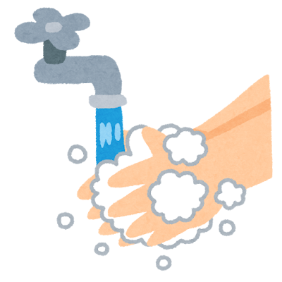 手を洗うことで、手を洗わない人に比べて21％も発症しない